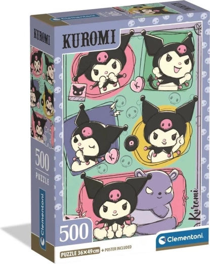 Puzzle Kuromi in una confezione compatta, 500 pezzi