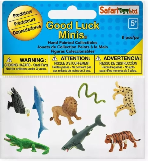 Safari Ltd. mini figure di predatori good luck minis funpack