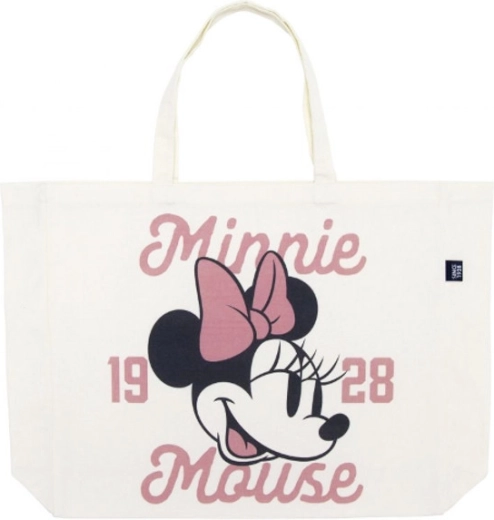 Borsa shopper in cotone Minnie Mouse 46 × 40,5 × 10 cm