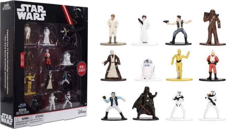 Star Wars Nano Metalfigs serie 1 - 12 pezzi