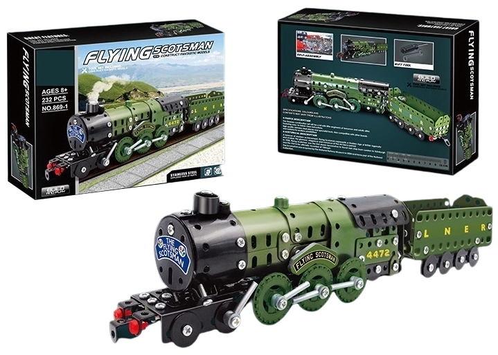 Costruzione in metallo locomotiva a vapore 340 pezzi