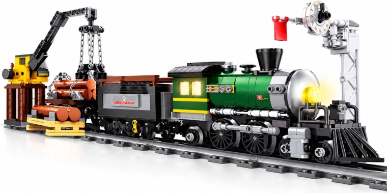 Locomotiva a vapore luminosa