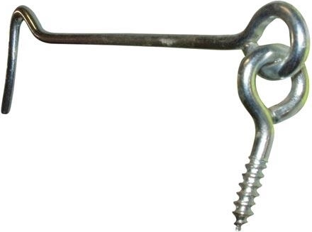 Gancio per porte zincato 50 mm (10 pz)