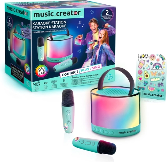 Creator mini karaoke set – stazione karaoke portatile wireless per bambini