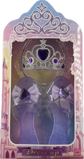 Set da principessa con scarpette viola