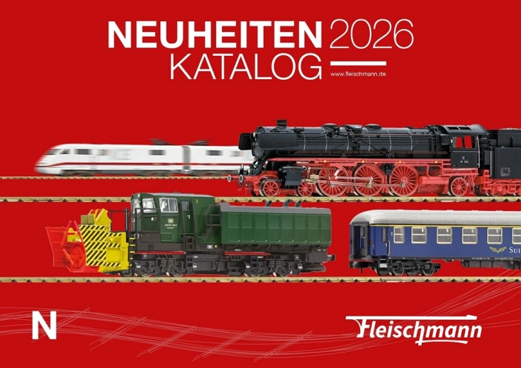 Catalogo novità Fleischmann 2026 (in inglese)