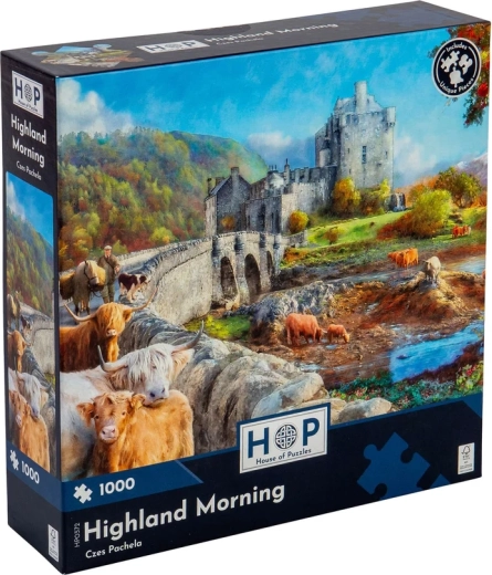 House of Puzzles Mattina sulle Highlands scozzesi puzzle da 1000 pezzi
