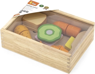 Set di alimenti in legno per bambini