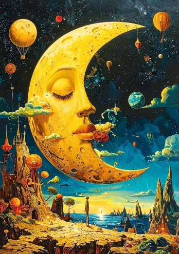 Puzzle Sogno della luna 1000 pezzi