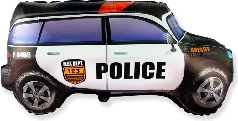 Palloncino in foil Police Car