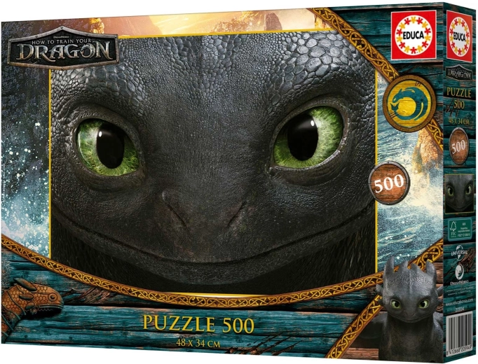 Puzzle Educa How to Train Your Dragon 500 pezzi