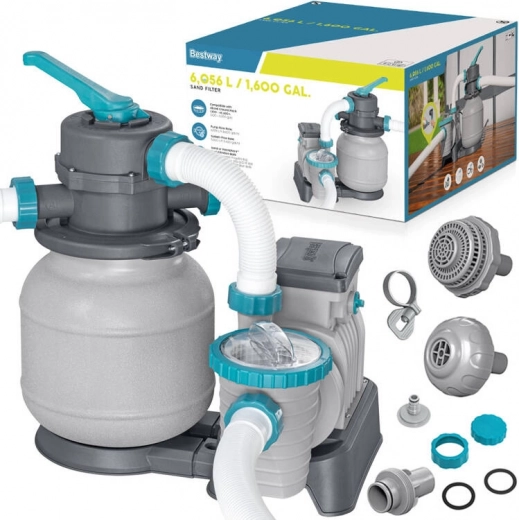 Filtro a sabbia per piscina Bestway con portata 5678 l/h