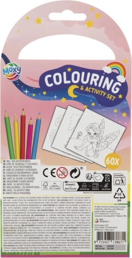 Tutto in uno: album da colorare e pastelli
