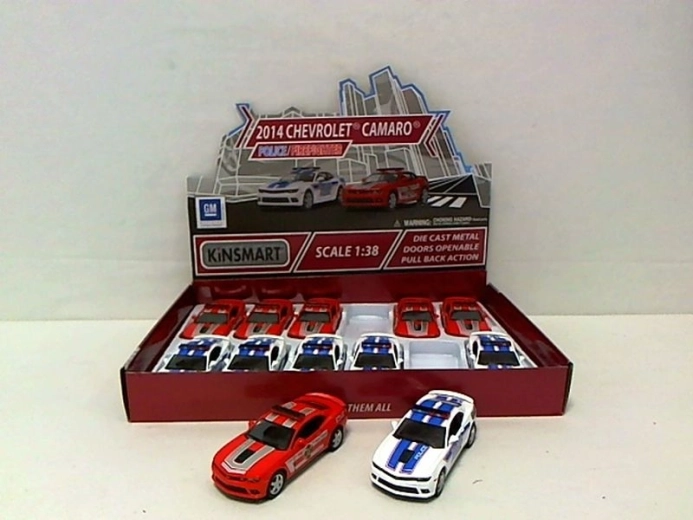 Automobilina in metallo Chevrolet Camaro (polizia / vigili del fuoco) 1:38 - 1 pezzo