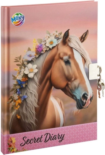 Diario A5 con lucchetto e chiave – cavallo
