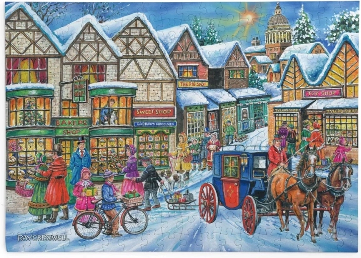 Puzzle Fare la spesa ai vecchi tempi, 250 pezzi grandi