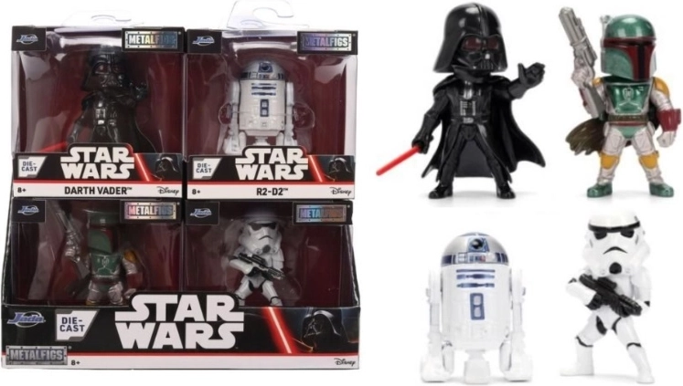Jada Toys Star Wars mini figure da collezione 6,5 cm (assortimento 4 pz)