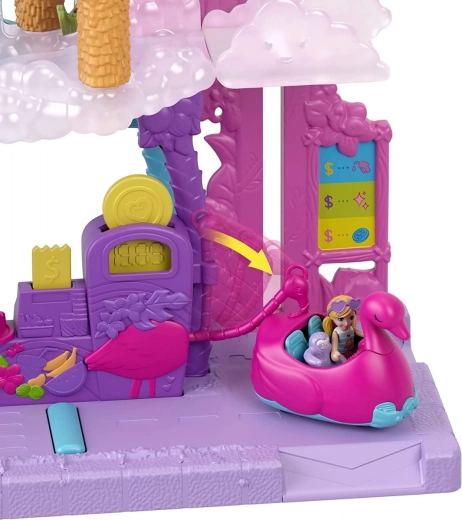 Stazione di servizio nascosta e giro con amici animali