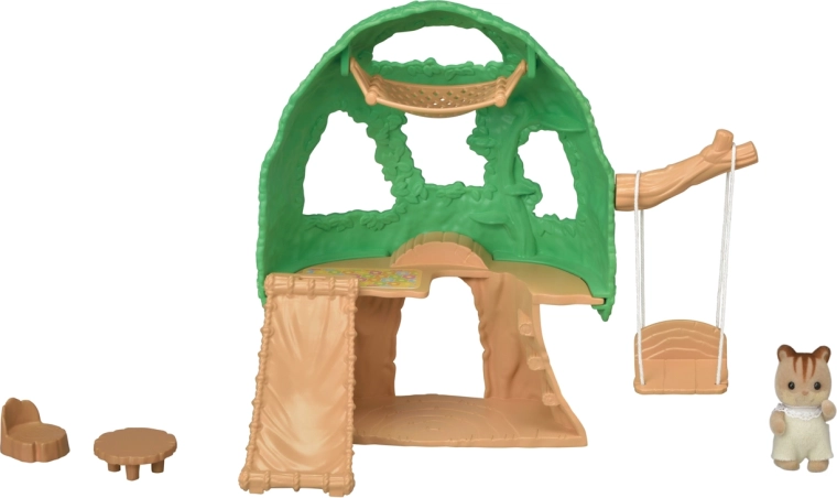 Albero gioco da asilo con Baby Scoiattolo Nocciola