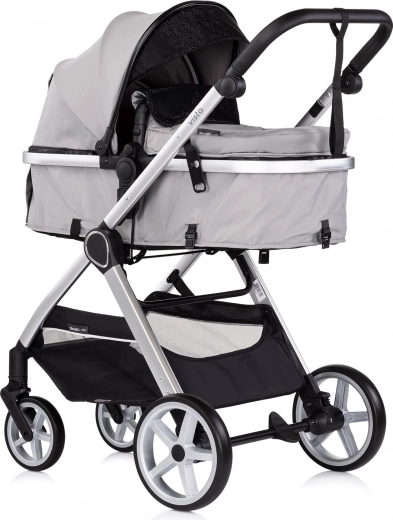Passeggino combinato 2 in 1 CHIPOLINO Vista Cloud Grey