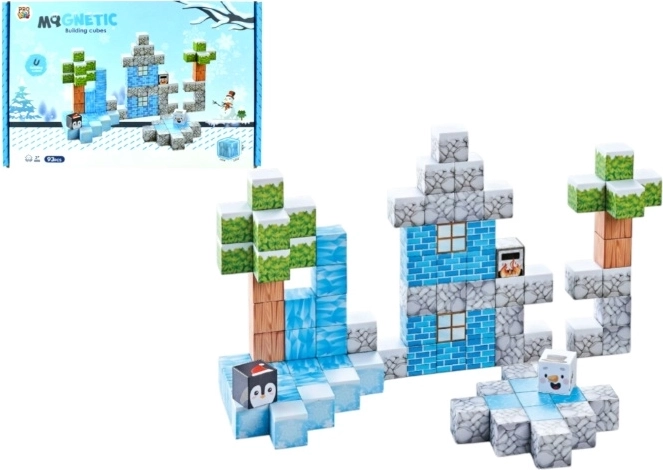 Set di costruzioni magnetiche da 93 pezzi