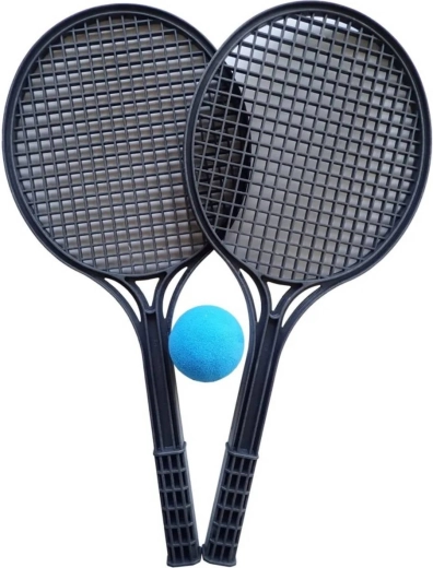 KUBIsport set da soft tennis con 2 racchette e pallina in gommapiuma