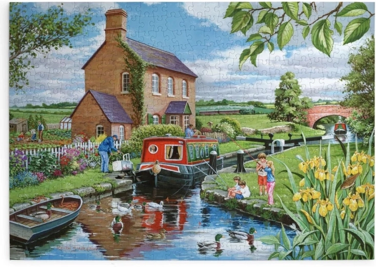 House of Puzzles In navigazione sul fiume, puzzle da 500 pezzi