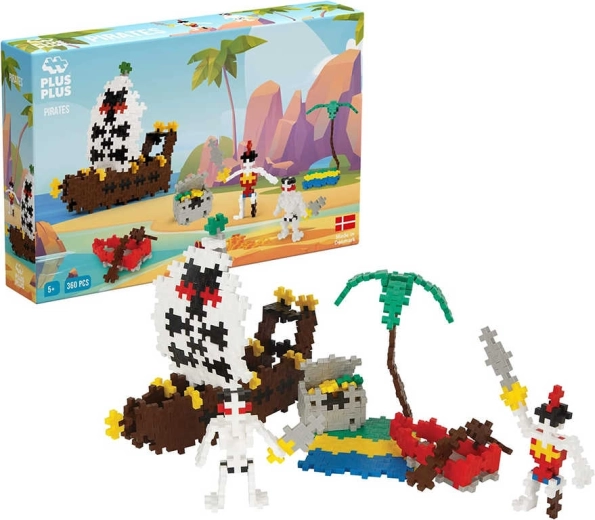 Set base pirata Plus-Plus da 360 pezzi