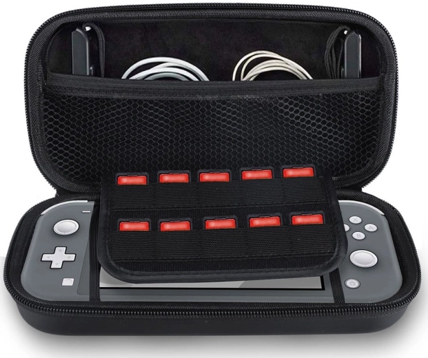 Organizer per accessori e fino a 10 cartucce di gioco