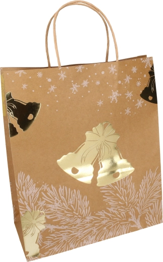 Aspetto kraft con decorazione festiva