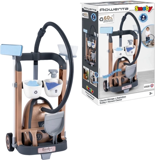 Carrello Rowenta per piccoli aiutanti delle pulizie con aspirapolvere