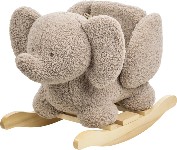Elefantino a dondolo in peluche Nattou Teddy taupe