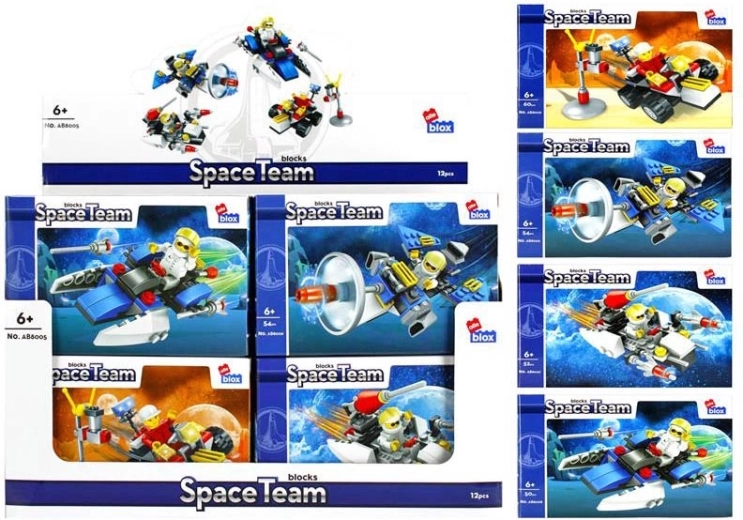 Set di costruzione astronavi con minifigurina