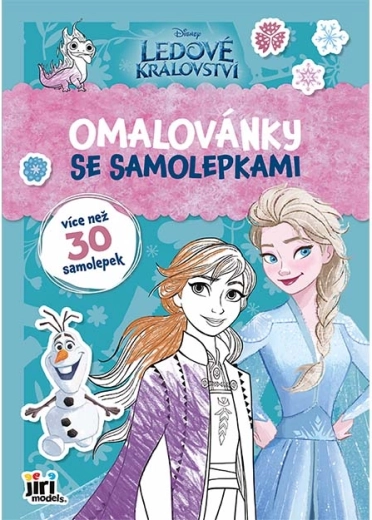 Album da colorare A4 con adesivi Frozen