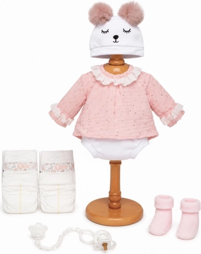 Completo per bambola neonata Guca da 38 cm con accessori