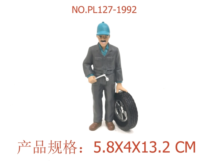Figurina meccanico 13,2 cm - 1 pezzo