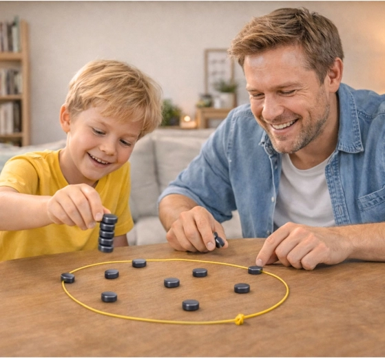 Divertimento per bambini e adulti, a casa e in viaggio