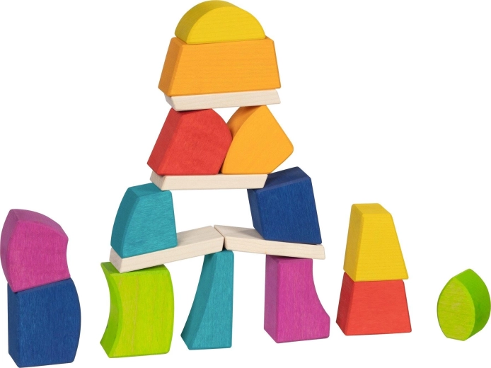 Palette di colori equilibrata e legno naturale