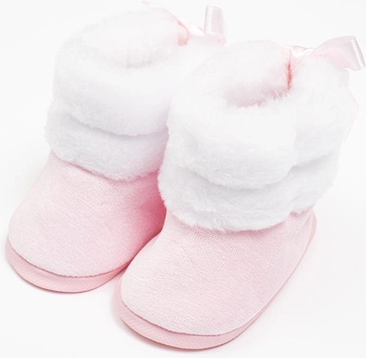 Scarpine invernali per neonata New Baby rosa 0–3 mesi