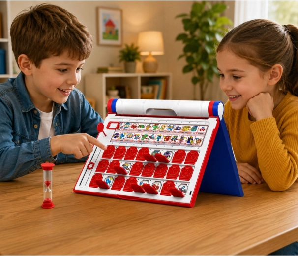 Gioco logico per 2 giocatori con finestrelle ribaltabili