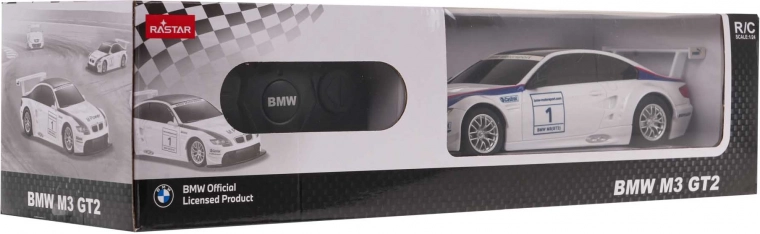 Auto telecomandata BMW M3 1:24 (bianco) di RASTAR