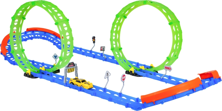 Pista modulare con barriere di sicurezza