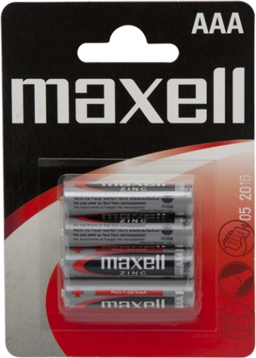 Batterie zinco ministilo AAA 1,5 V, 4 pezzi
