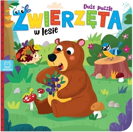 Animali nel bosco – grande libro di puzzle