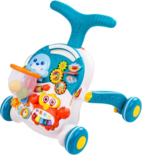 Girello e tavolino 2 in 1 che cresce con il bambino