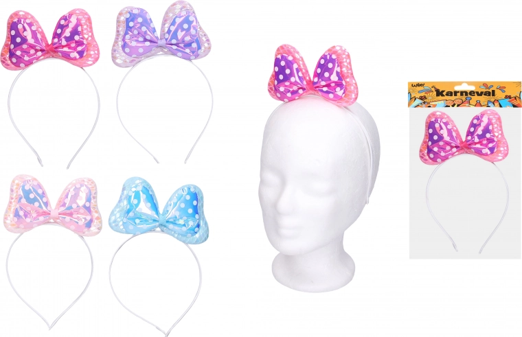 Set di carnevale – cerchietto con fiocco