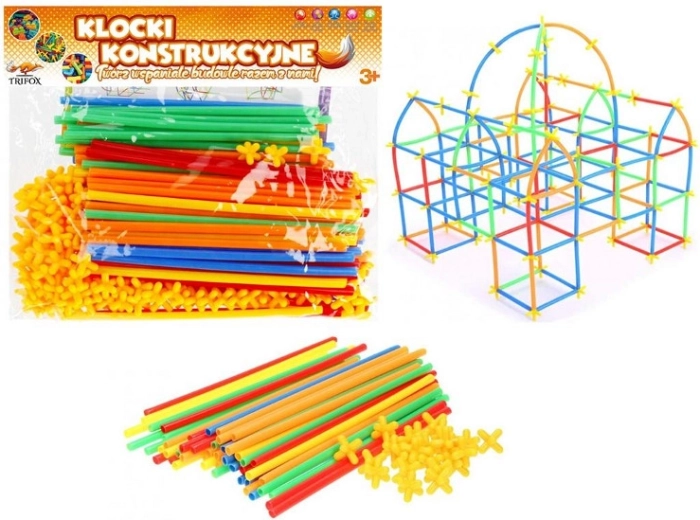 Costruzioni di cubi a cannucce 300 pezzi