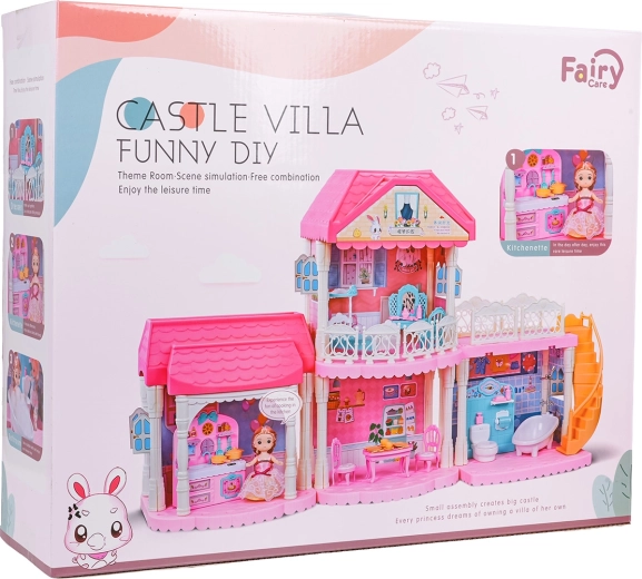 Villa per bambole con accessori
