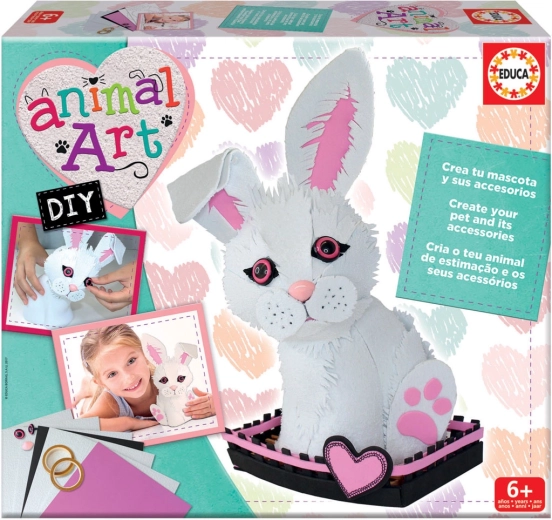 Kit creativo coniglietto crea il tuo animaletto