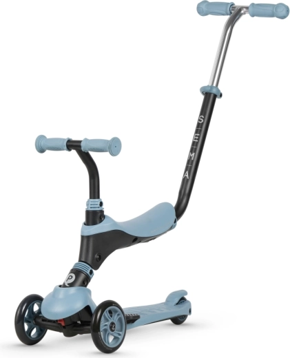 Monopattino per bambini Qplay Sema 3 in 1 blu